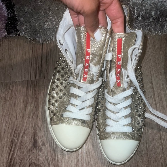 Prada high-top sneakers for sale - Picture 2 of 7
